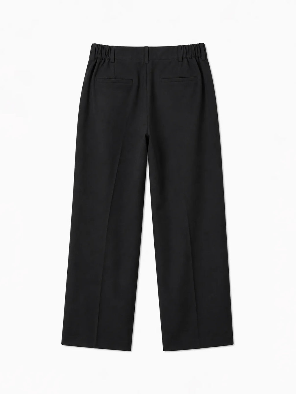 Black Pleated Trousers
