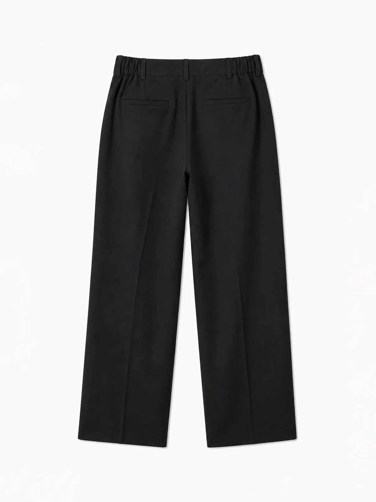 Black Pleated Trousers