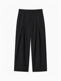 Black Pleated Trousers