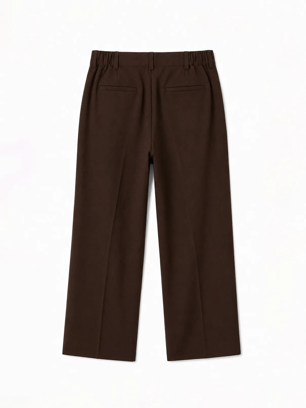 Brown Pleated Trousers