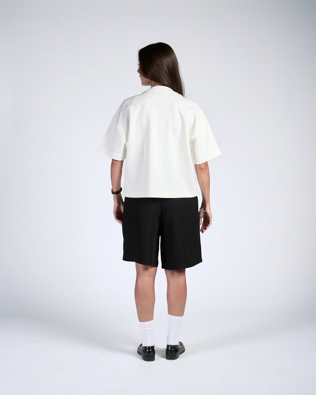 Black Pleated Shorts