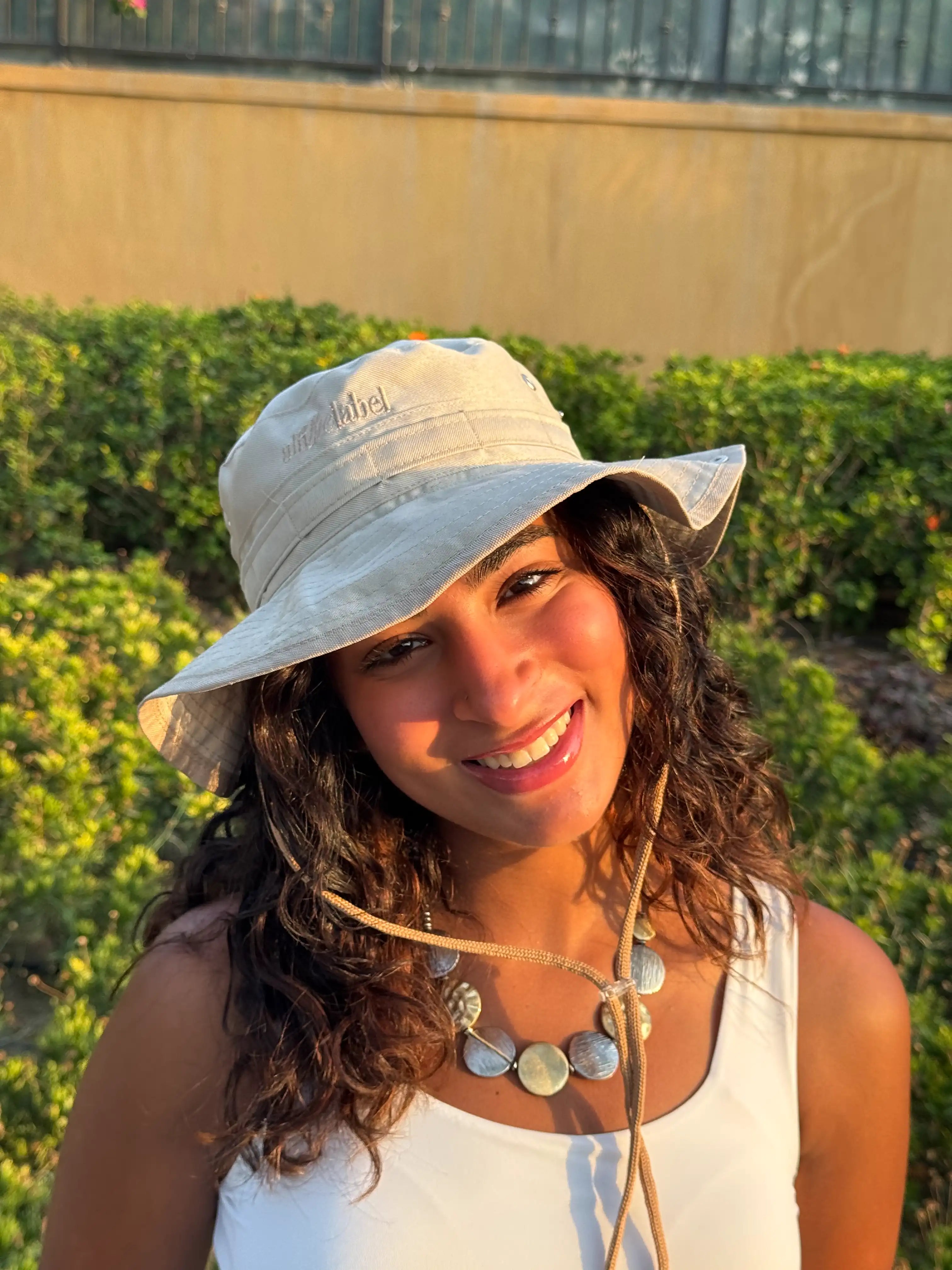 Beige Fisherman Hat