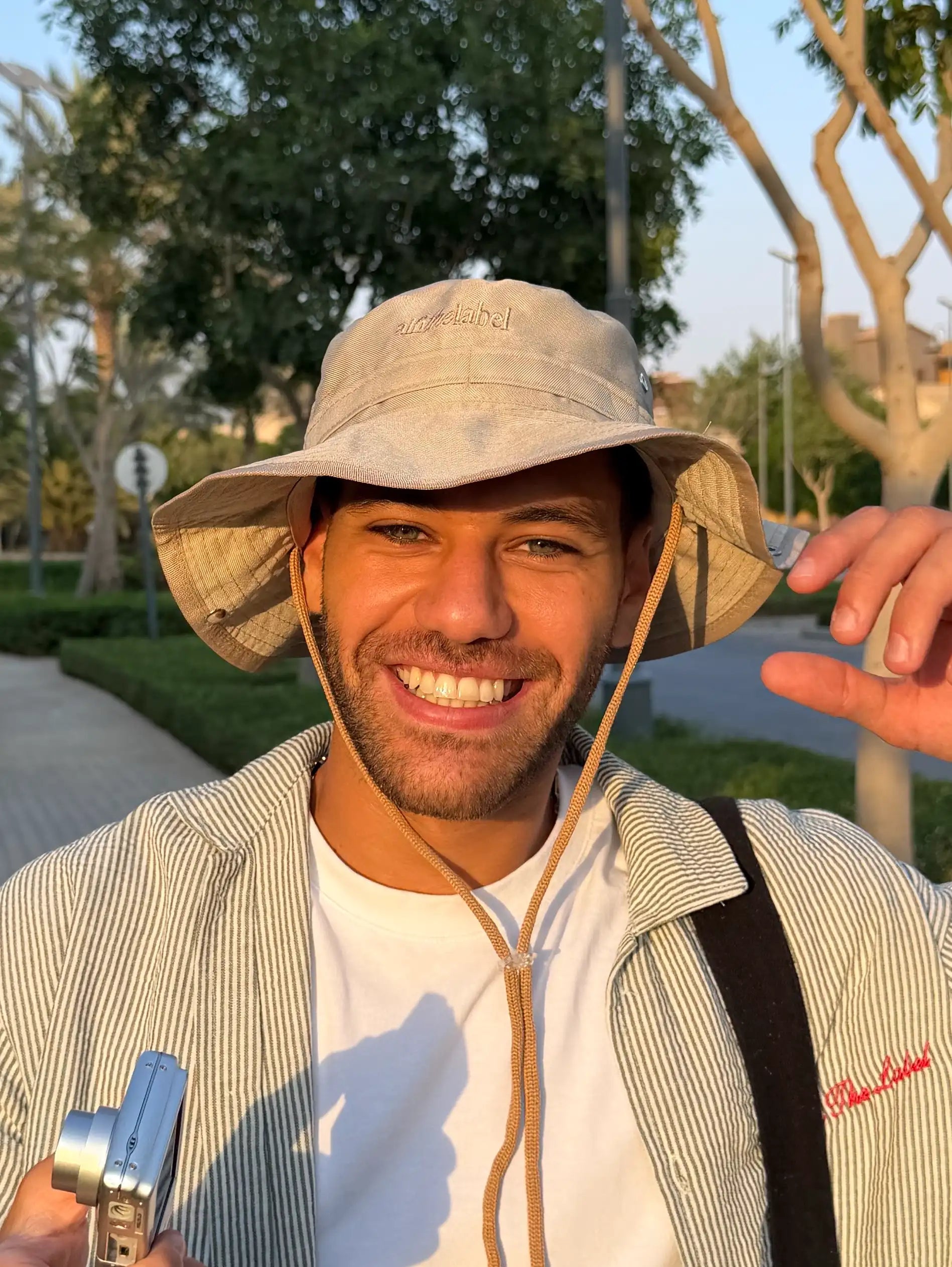 Beige Fisherman Hat
