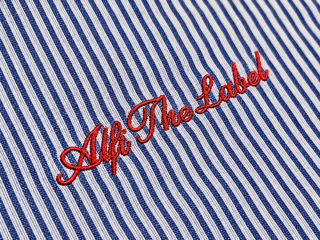 Boxy Blue Pinstripe Shirt